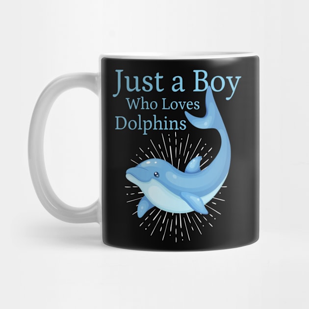 Just a boy who loves Dolphins classique by Jennifer Wirth